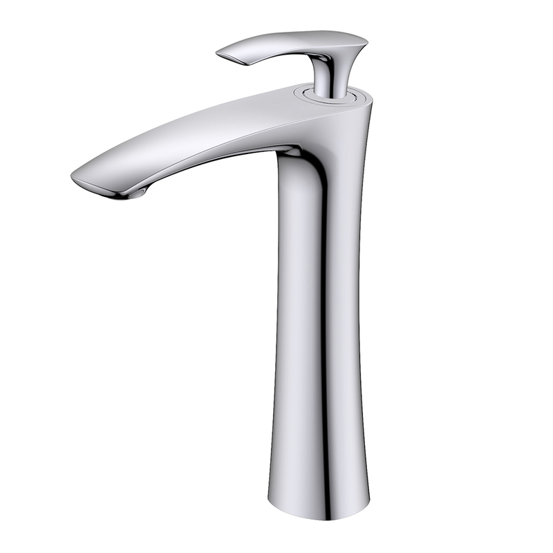 Chrome Single Lever Brass Brass Water Tap Wash Wash Face Faucet Faucet